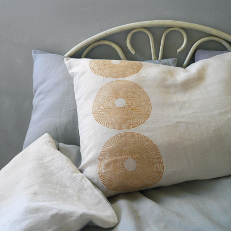 CT blockprinted pillowcases